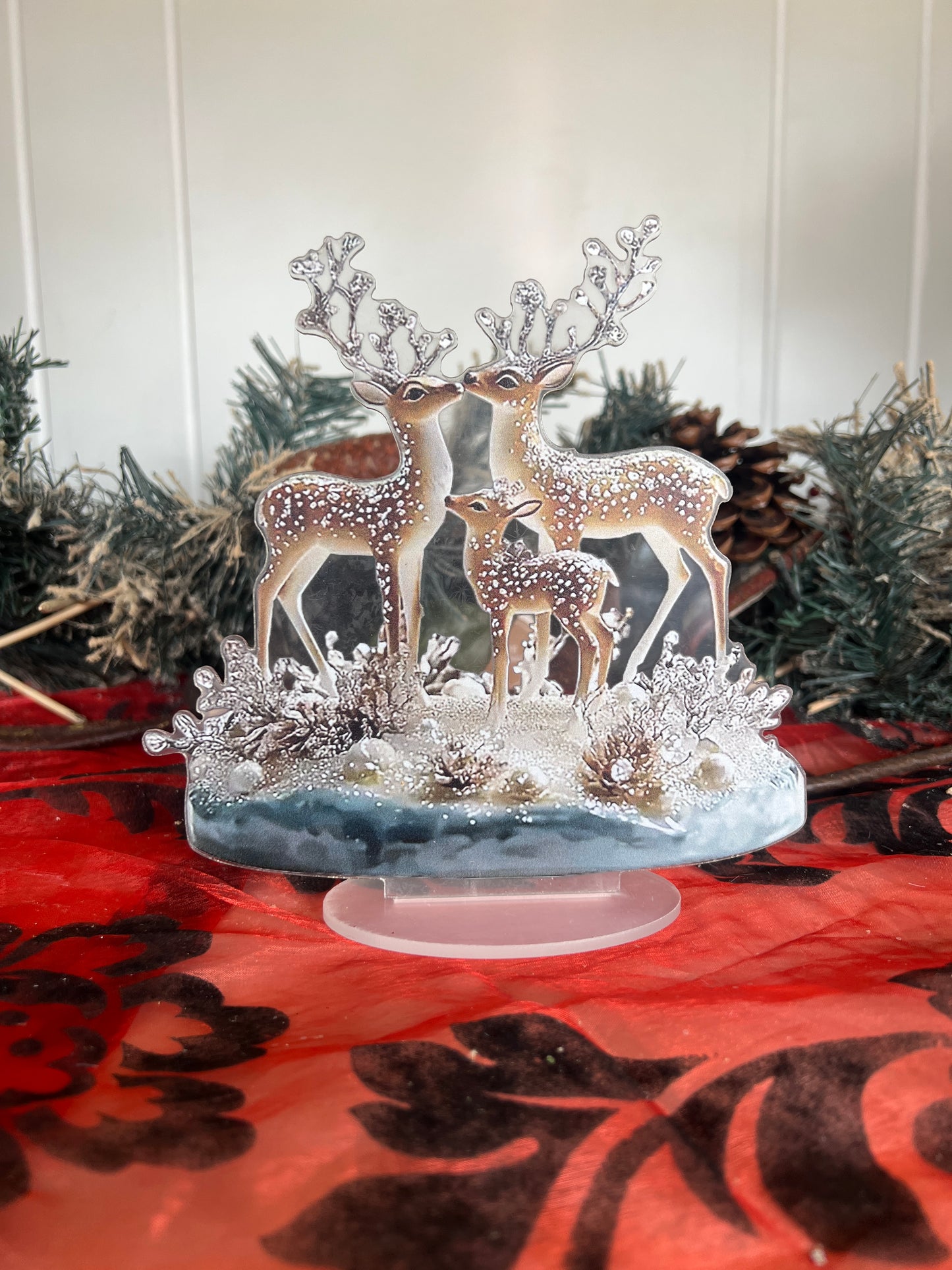 2D Flat, Deer Christmas