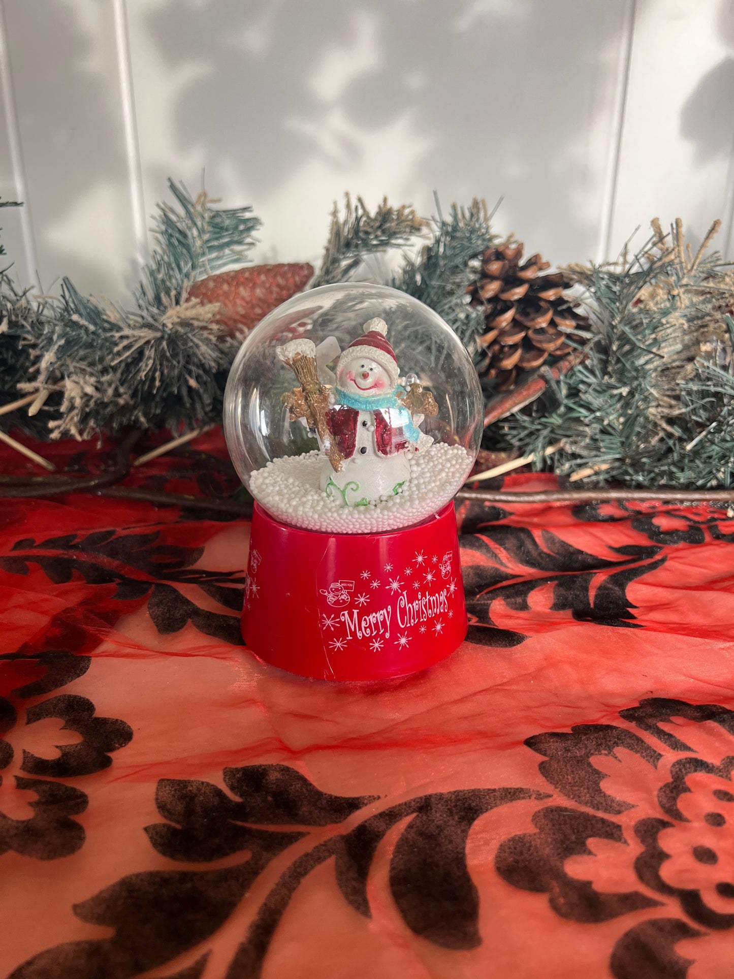 Crystal Christmas Snow Man