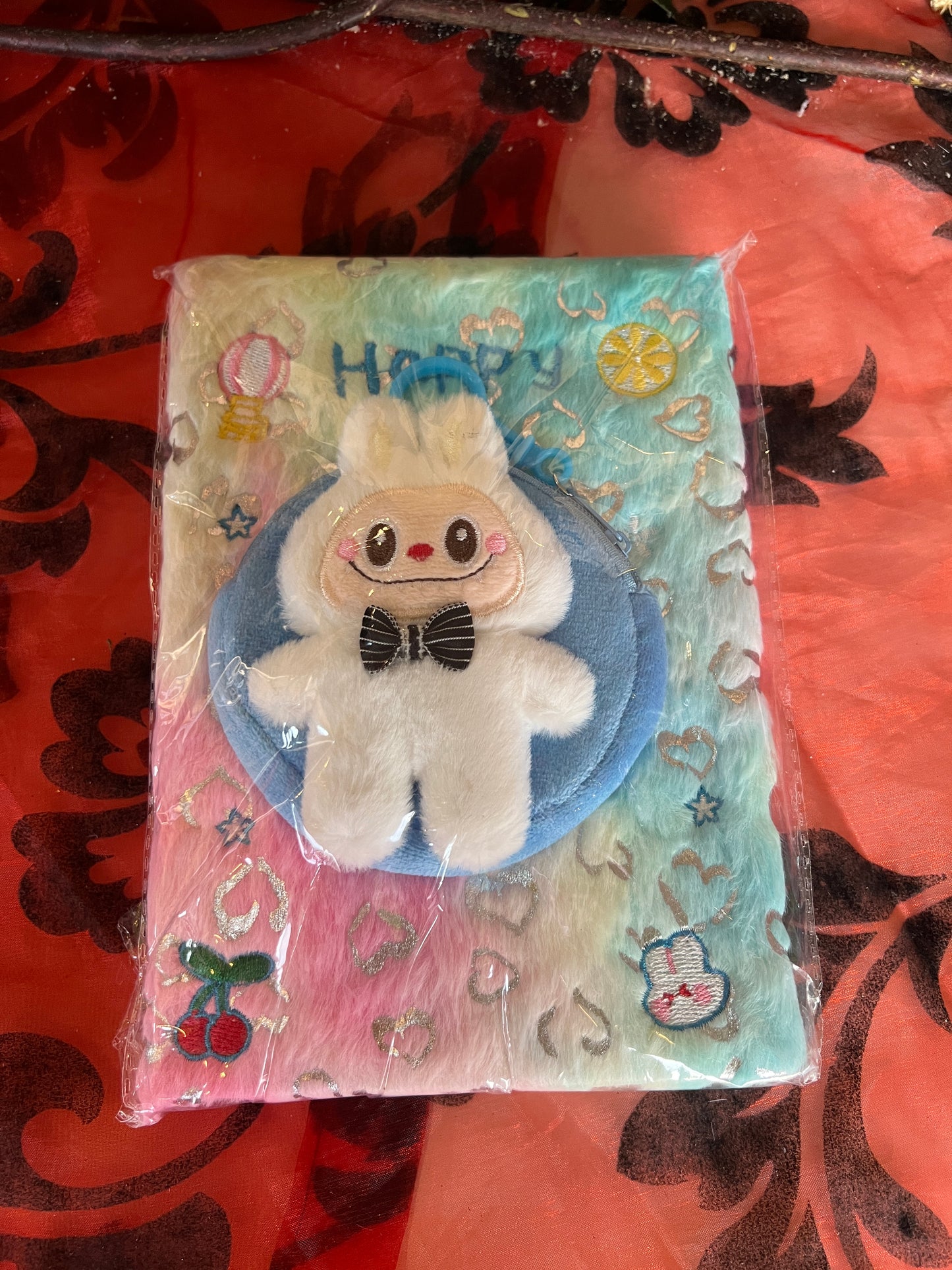 NoteBook, Happy Labubu Pink and Blue