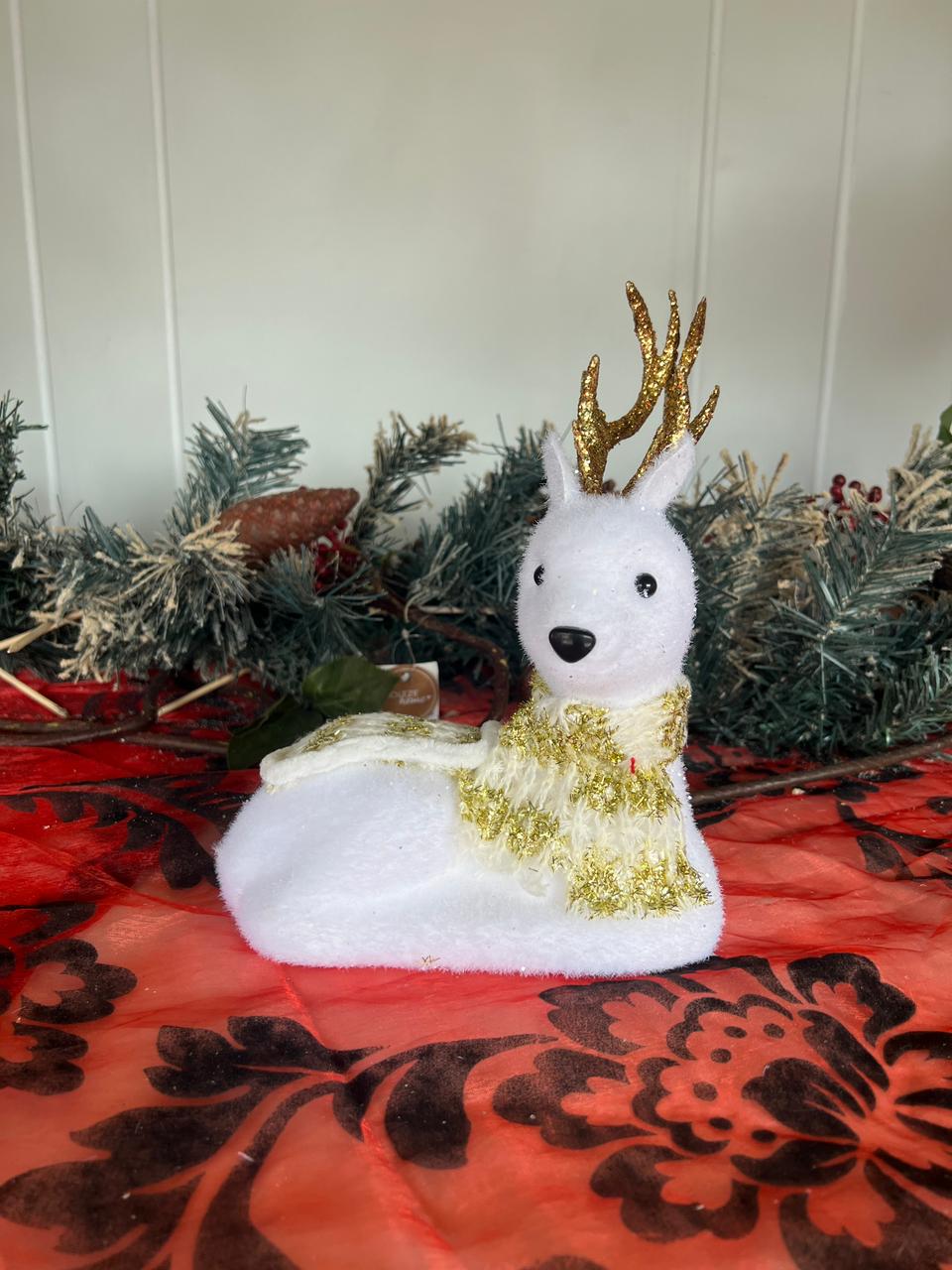 Gold Deer Christmas Decoration