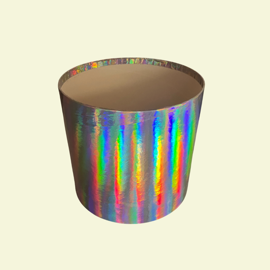 Holographic Round Gift Box