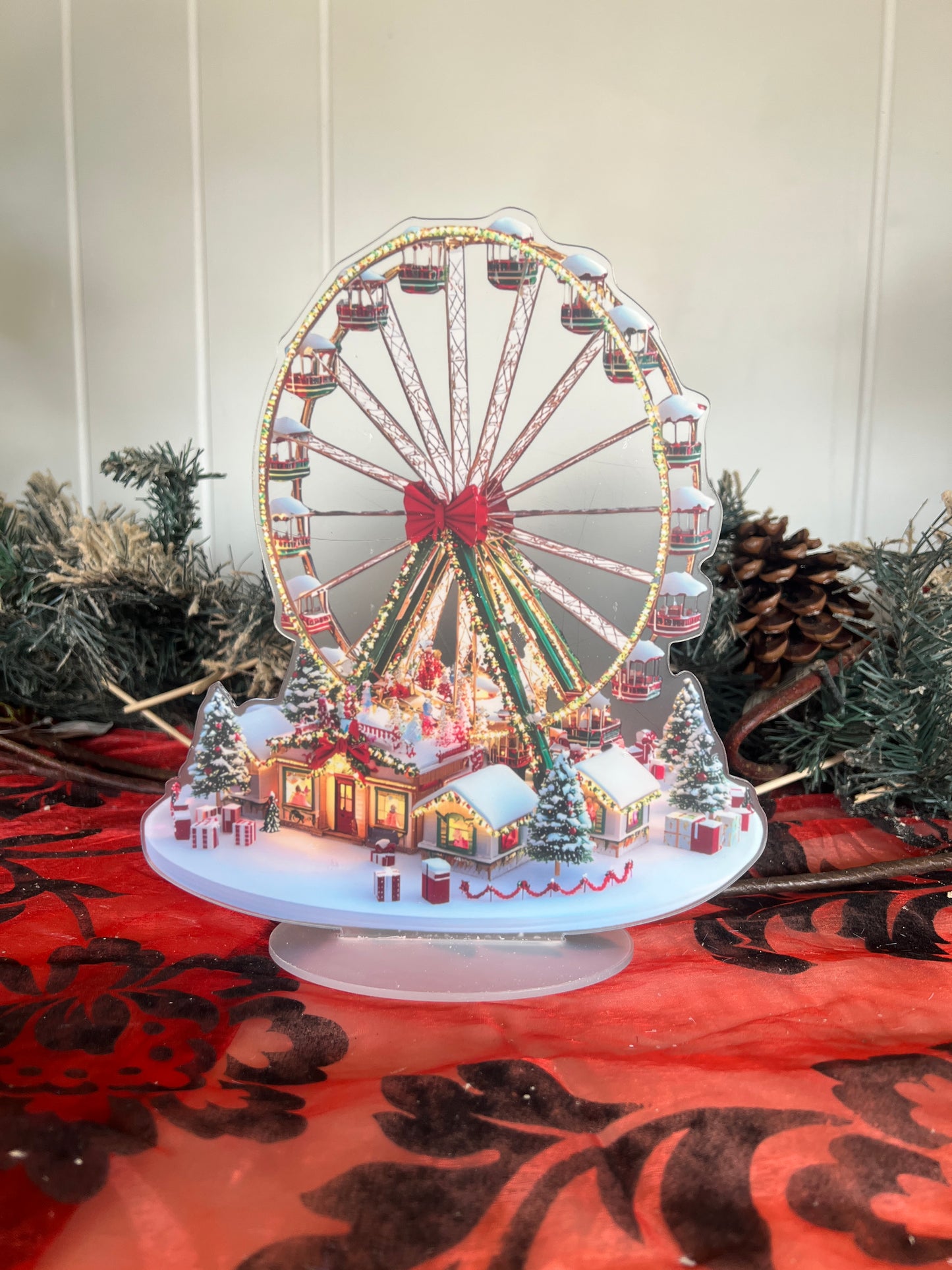 2D Flat Christmas wheel