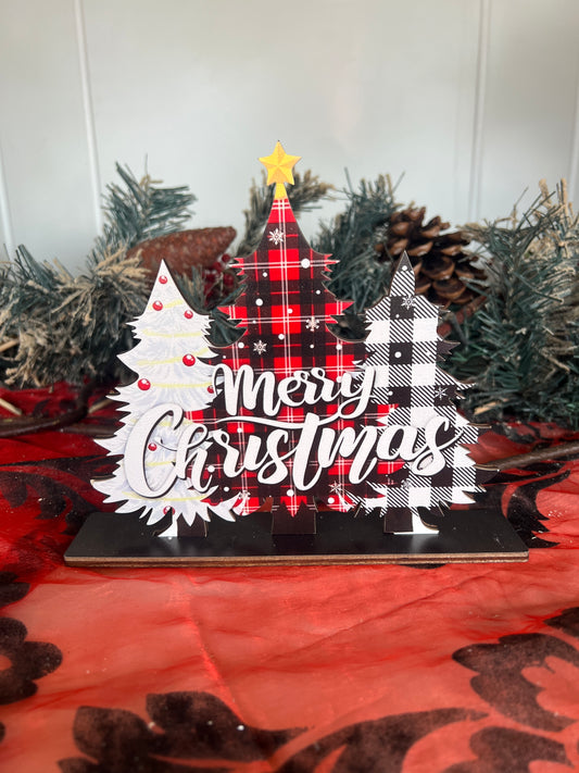 Flat Wood, Merry Christmas Trees