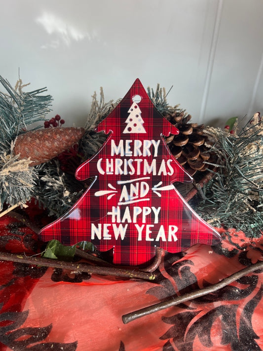 Tree Tile, Merry Christmas and a happy new year