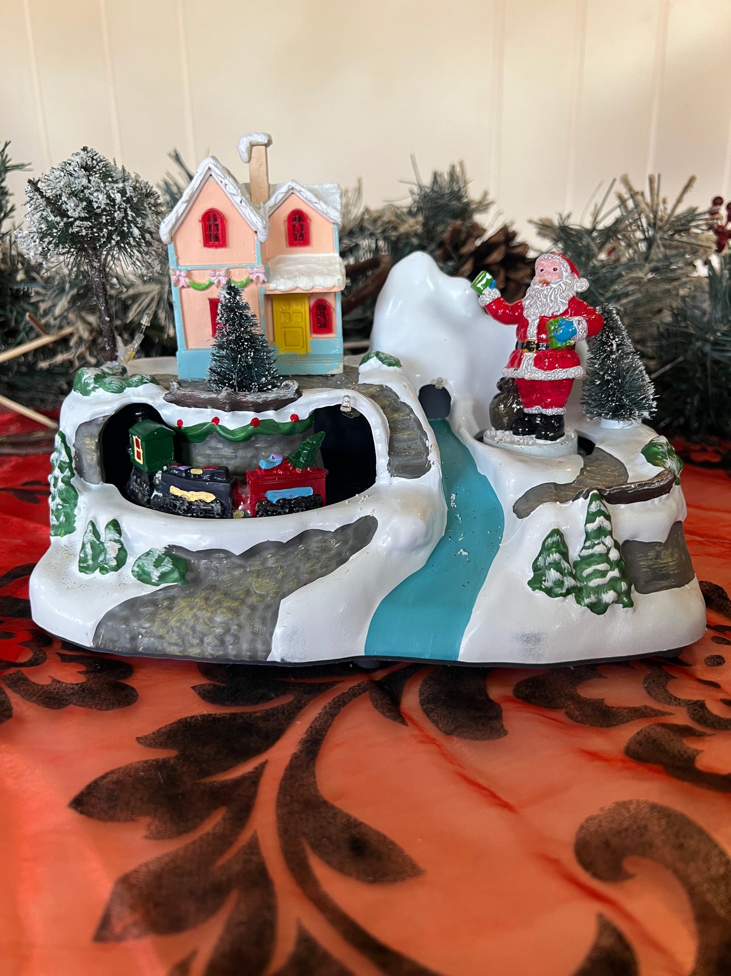 Lightning Decoration. Santa's Home